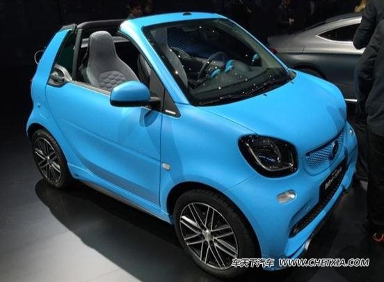 【图】2015法兰克福车展:新smart fortwo敞篷_车天下汽车网