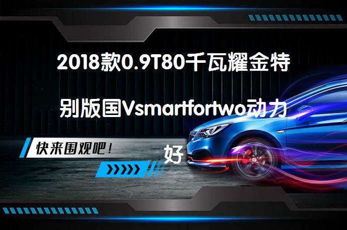 2018款0.9T80千瓦耀金特别版国Vsmartfortwo动力好吗?