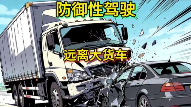 防御性驾驶第十集：开车一定要远离大货车