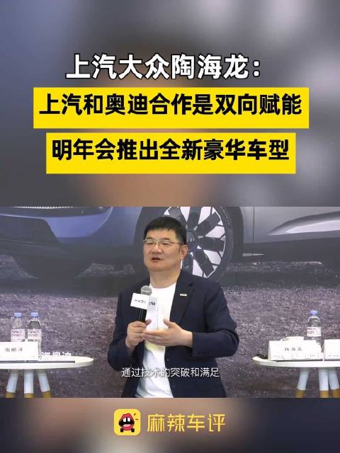 陶海龙谈上汽大众奥迪合作