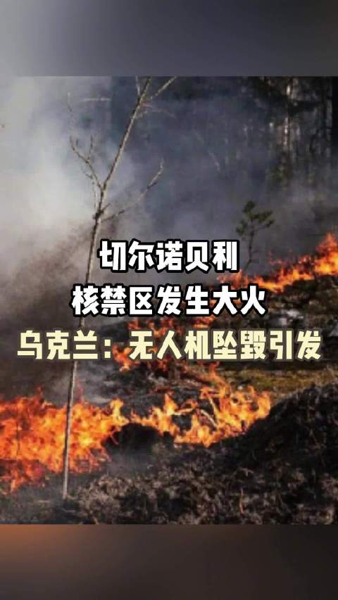 切尔诺贝利核禁区发生大火，乌克兰 ：无人机坠毁引发