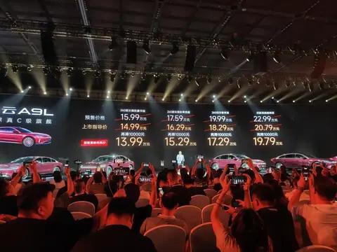 15万级价格50万级配置,风云A9L上市