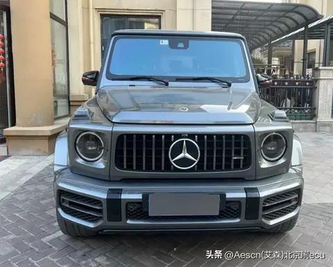 奔驰G63刷ECU解锁4.0T潜能，扭矩飙升+换挡丝滑，越野公路双称王
