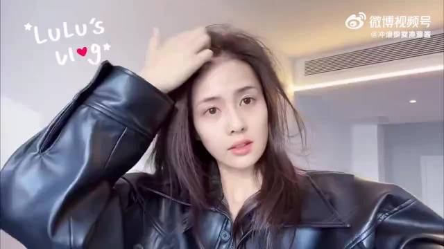 白鹿没化妆素颜就长这样太牛了！还说自己邋遢太谦虚了