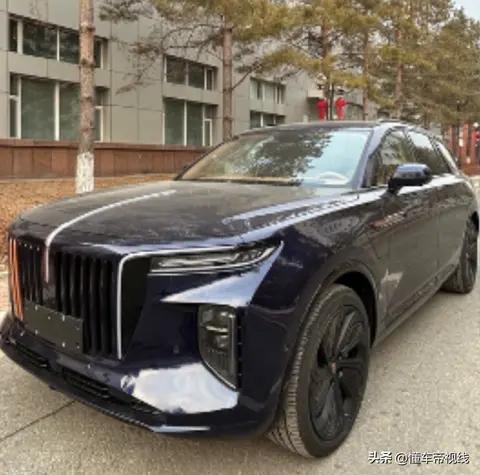 新车  黑化外观/现款售58.98万起/纯电动大型SUV 新款红旗E-HS9曝光