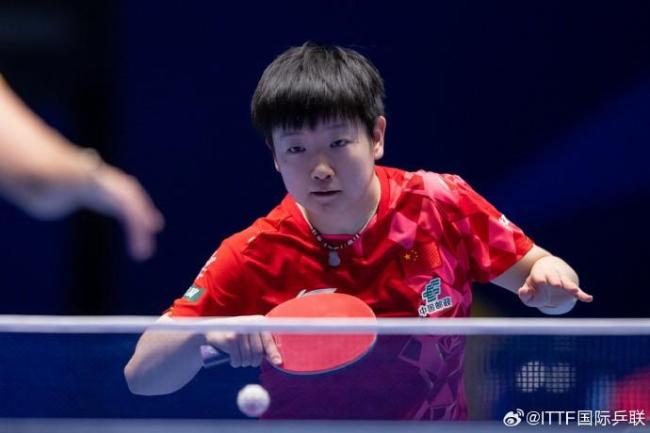 孙颖莎3-0横扫早田希娜 19连胜扳平总比分