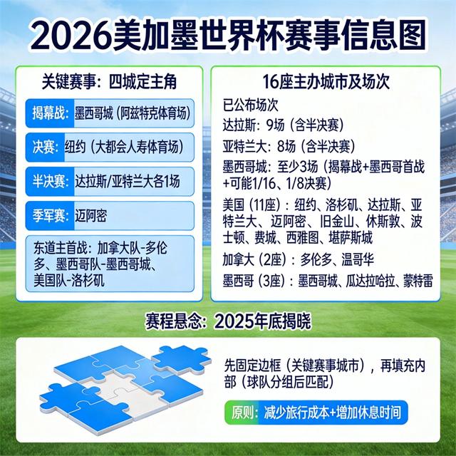 2026世界杯:达拉斯9场亚特兰大8场，其他城市赛事安排何时出炉?_越位不越位