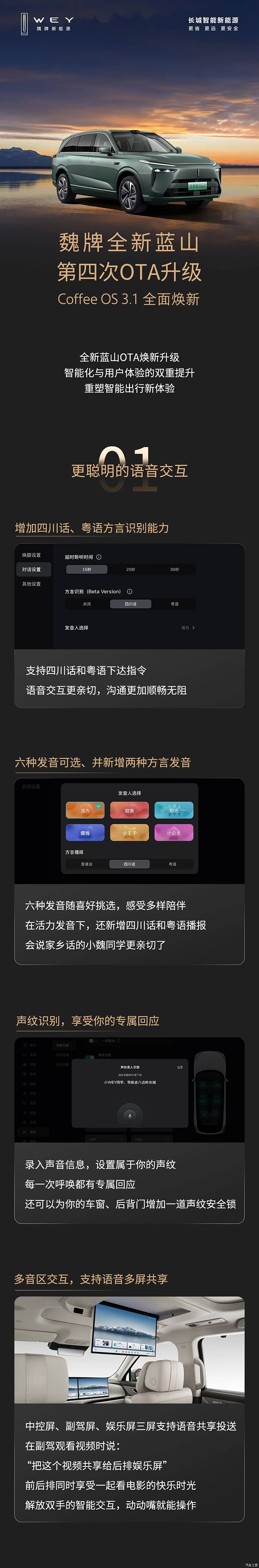 时隔3个月,魏牌蓝山终于OTA了!