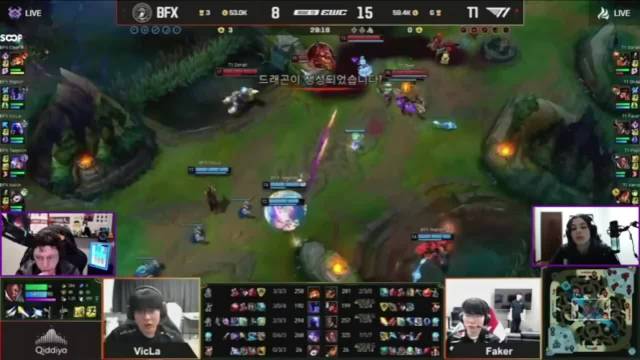 LCK：Oner猴子先手秒掉芸阿娜，T1强势团灭BFX后一波