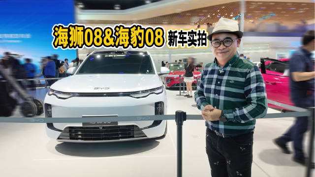 比亚迪甩出“王炸双子星”？海狮08+海豹08实拍：这些细节值得看
