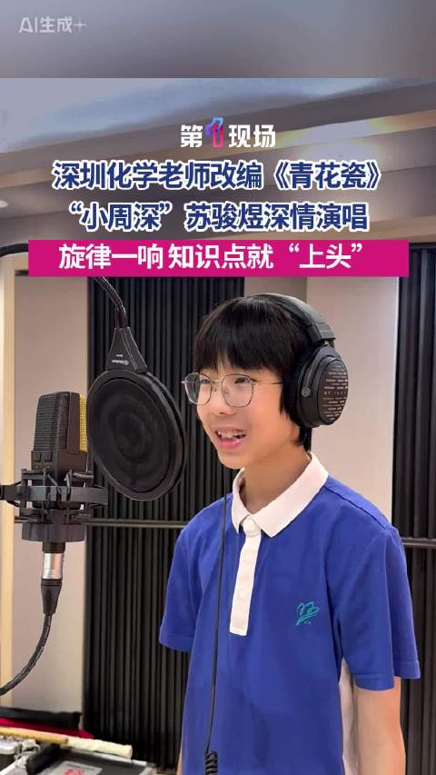 “苯环卤代铁作媒，液溴泛微澜~”深圳老师魔改周杰伦青花瓷授课