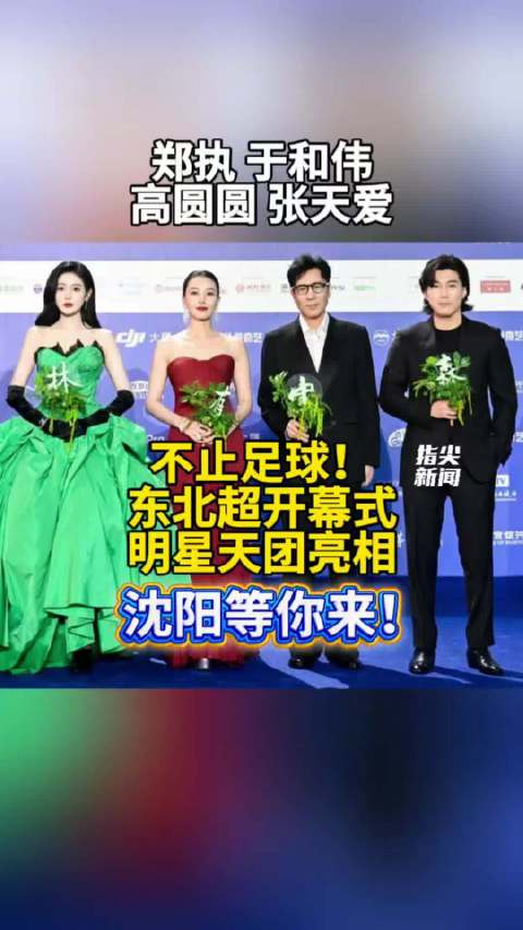 郑执、于和伟、高圆圆、张天爱……不止足球！东北超开幕式明星天团亮相