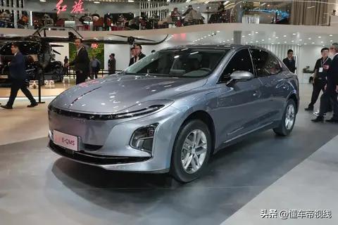 新车  新怀挡设计/纯电动中型车,新款红旗E-QM5上海车展亮相