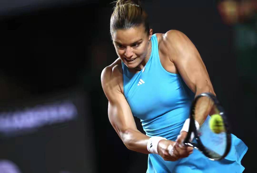 WTA1000罗马站女单32强全部出炉莱巴金娜2比0战胜萨卡里