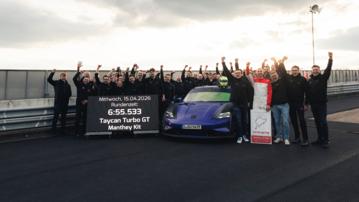 保時捷紐北再創巔峰！Weissach套件Taycan Turbo GT成績6:55.533 | 地球黃金線