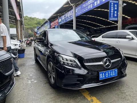 14.68万 2019款奔驰 C级 C260L 运动版，贵阳车