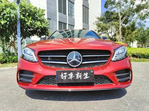 16.98万可入手 2020款奔驰 C260 运动版，4.6万公里红色昆明车