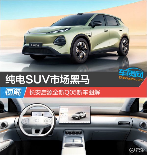 纯电SUV市场黑马 长安启源全新Q05新车图解