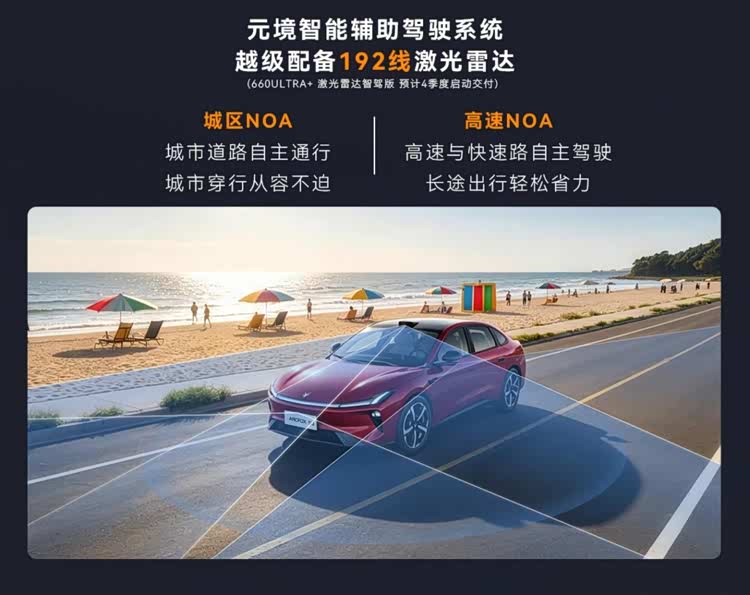 192线激光雷达+无图NOA,极狐S3智驾出行全覆盖