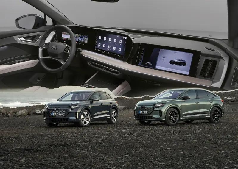 小改款《Audi Q4 e-tron》燈具科技再進化 新增外部供電&副駕駛前螢幕 續航提升至592公里