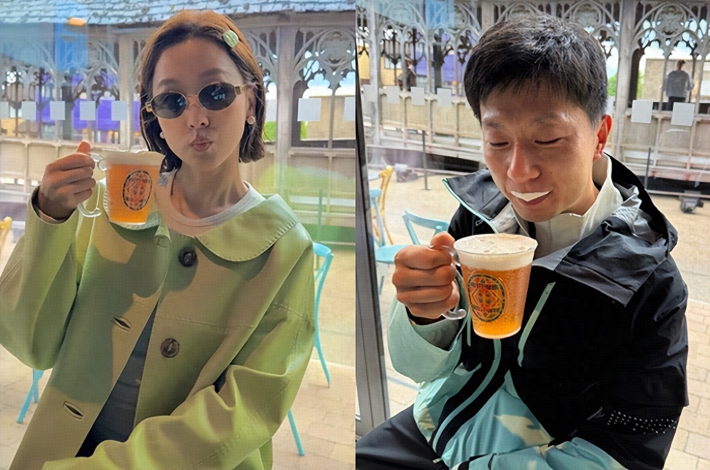 马龙罕见秀恩爱！与夏露干杯，同游剑桥+泛舟，久违二人世界