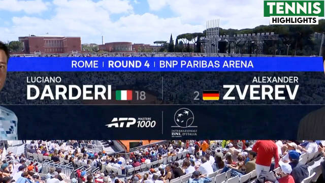 ATP罗马R4兹维列夫vs达尔德里全场集锦