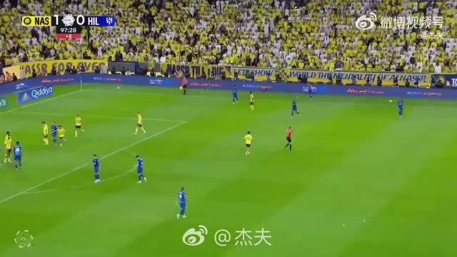 利雅得胜利1-1遭新月绝平，无缘提前夺冠