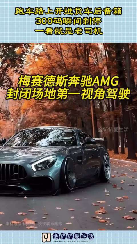 跑车路上开进货车后备箱，300码瞬间刹停，一看就是老司机！