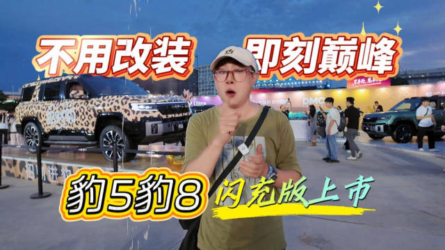 不用改装 即刻巅峰 豹5豹8闪充版上市