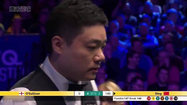 丁俊晖第七套满分杆，火箭面前创造记录，大师赛坐拥两杆147