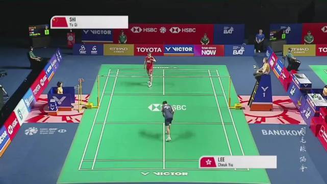 石宇奇2比0胜李卓耀晋级泰国赛八强