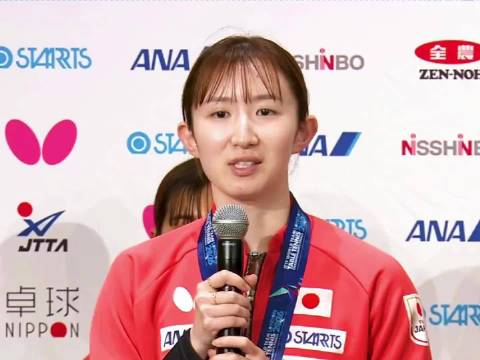 早田希娜盛赞孙颖莎王曼昱为最强双核，坦言差距拉大