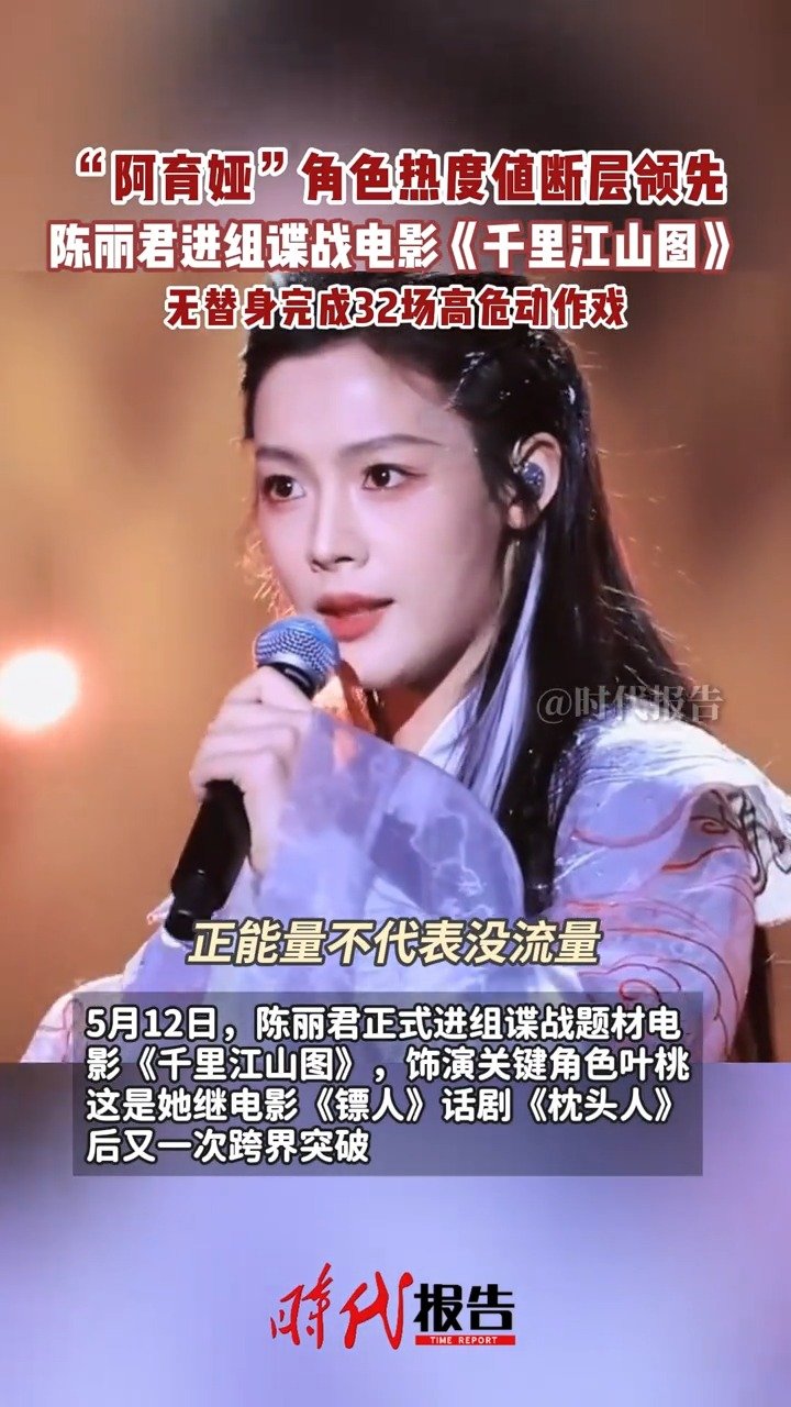 陈丽君阿育娅角色热度值断层领先