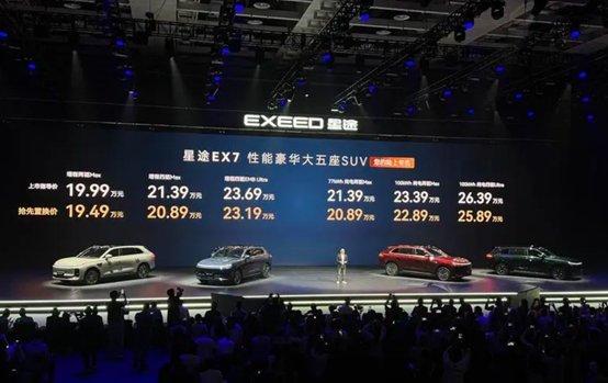 星途EX7上市：重构20万级豪华SUV格局 | BitAuto
