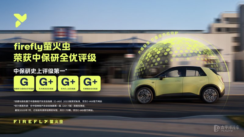 萤火虫获中保研全优评价 刷新小车最佳碰撞成绩