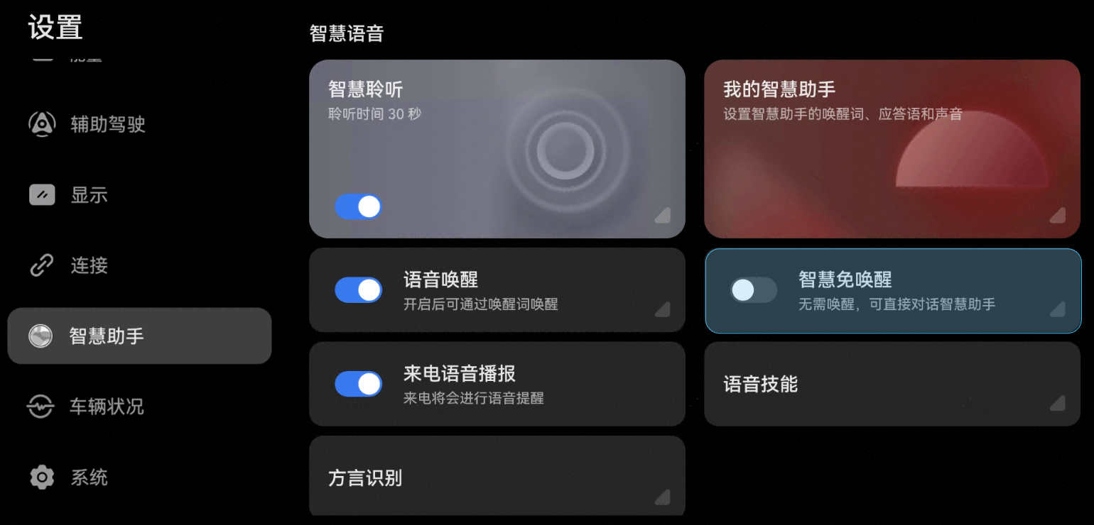 查看智慧语音技能