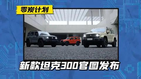 上怀挡！坦克300小改款，三款动力/内饰大升级