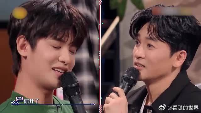 黄明昊苏有朋对峙，苏有朋气势逼人，吓得黄明昊瑟瑟发抖