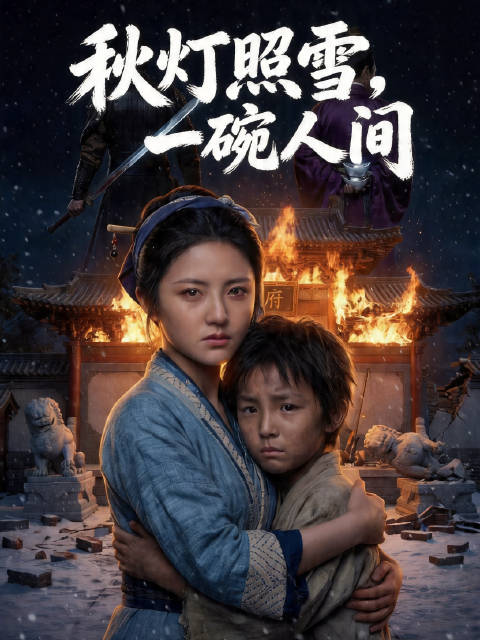 短剧·秋灯照雪，一碗人间-第54集-十岁被卖，幸得温府垂怜，孟秋本以为余生皆是暖阳。不料温家惨遭赵郡王陷害灭门，她带五岁