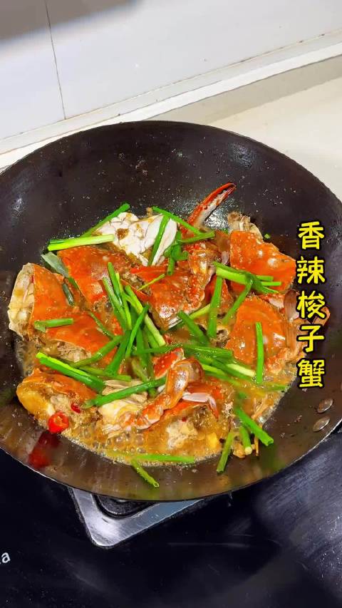 烹饪教学：视频详解香辣梭子蟹制作步骤