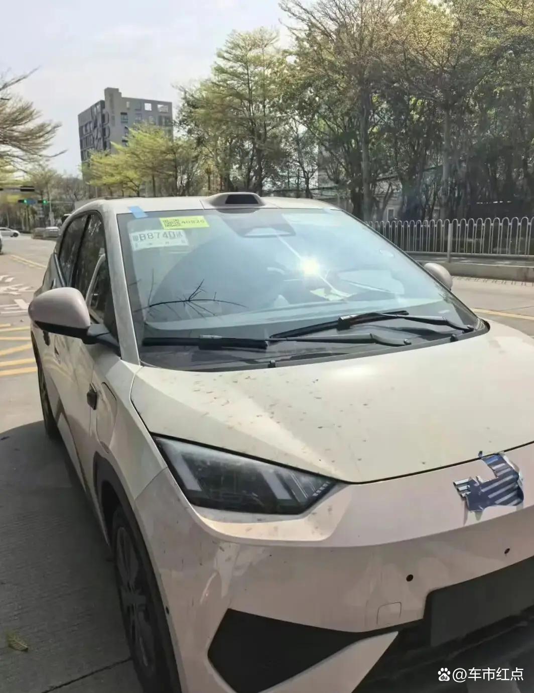 小车也要卷智驾?新款比亚迪海鸥实车曝光,带激光雷达
