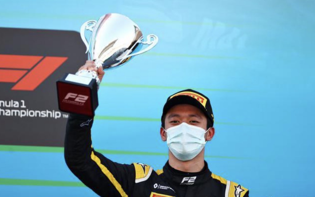创造历史!周冠宇成为首位F2夺冠中国车手_PP视频体育频道
