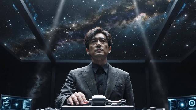 罗辑雪原持引力波装置对峙三体世界