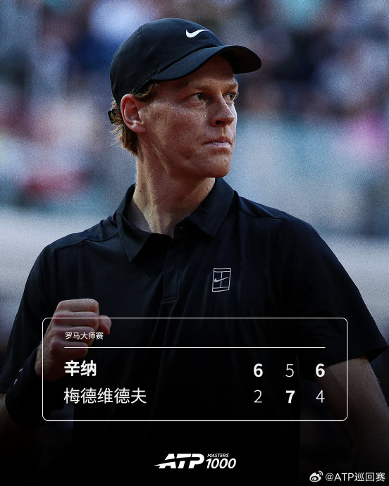 罗马大师赛决赛后，辛纳的下一个大赛目标是什么？