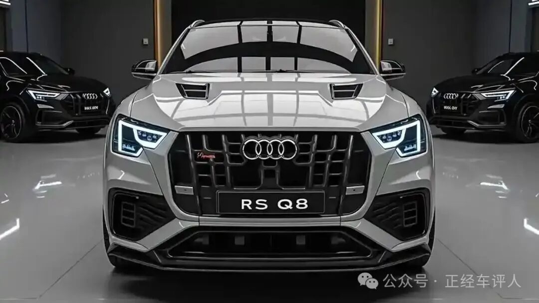 全新奥迪 Q8 亮相，4.0T 456 马力 + 空气悬架 + 12.3 英寸大屏，豪华性能 SUV 谁能打？