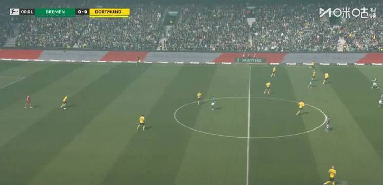 多特2-0不莱梅锁定德甲亚军，吉拉西头球破门