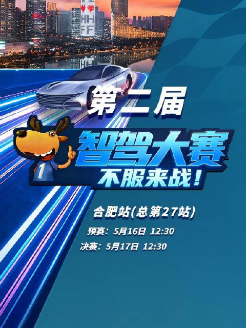 智驾大赛合肥站决赛打响，11车手角逐冠军