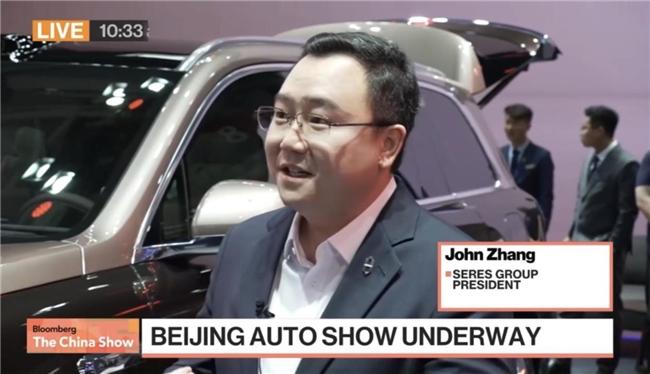 赛力斯张正萍携全新一代问界M9做客彭博社全球直播