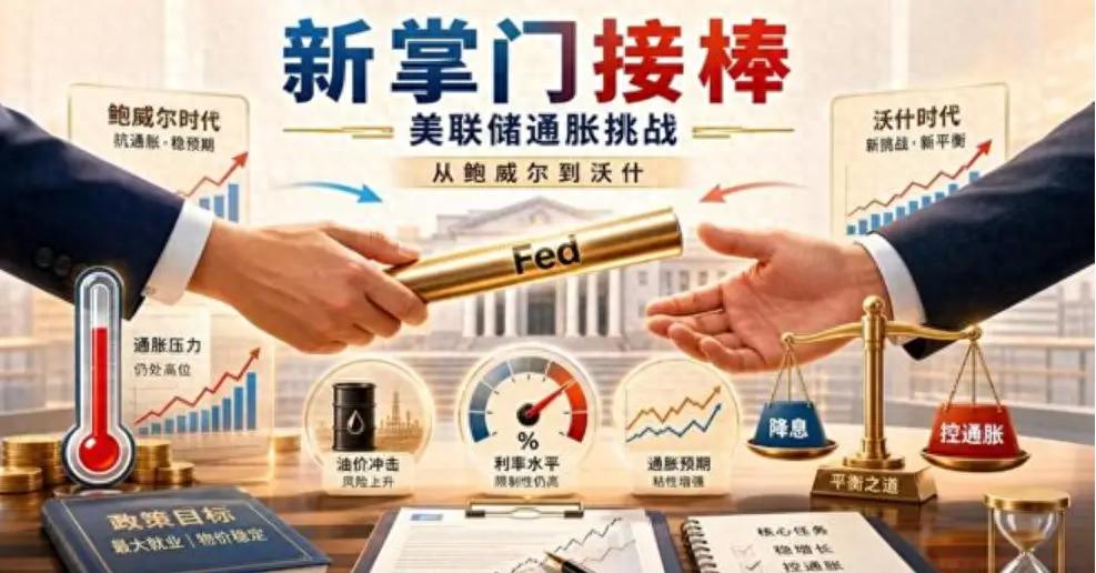 美联储换帅，通胀数据再泼冷水！新主席沃什能否打破鲍威尔魔咒？