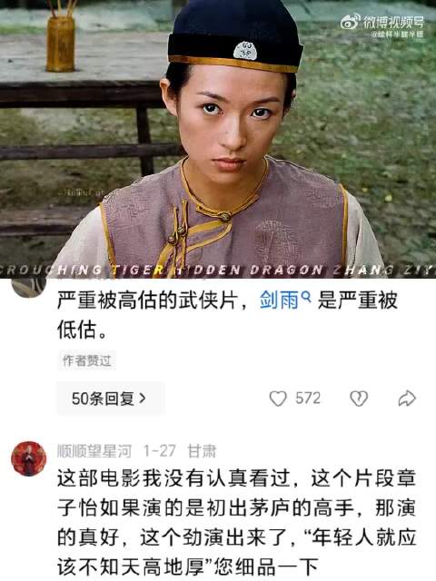 《卧虎藏龙》当年的章子怡少女感十足
